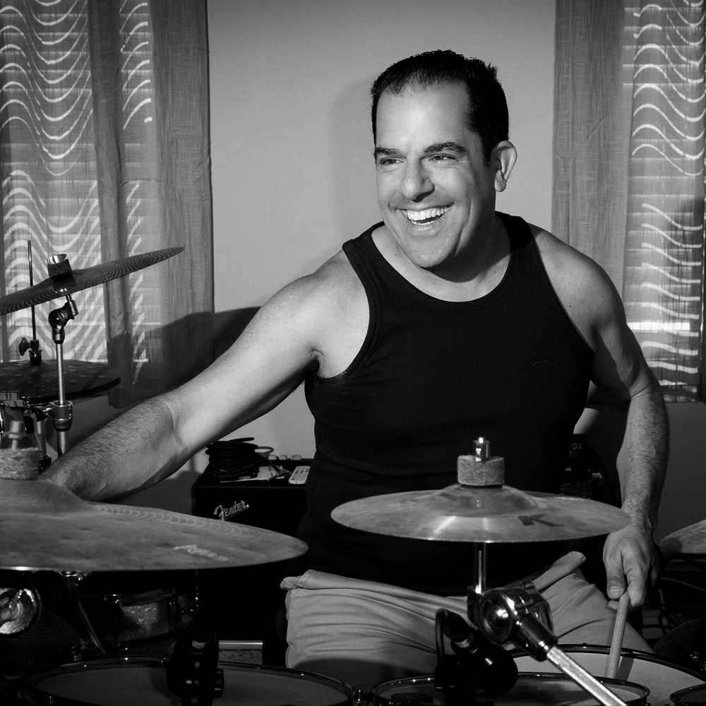 Brian Friedman, photographer and drummer.